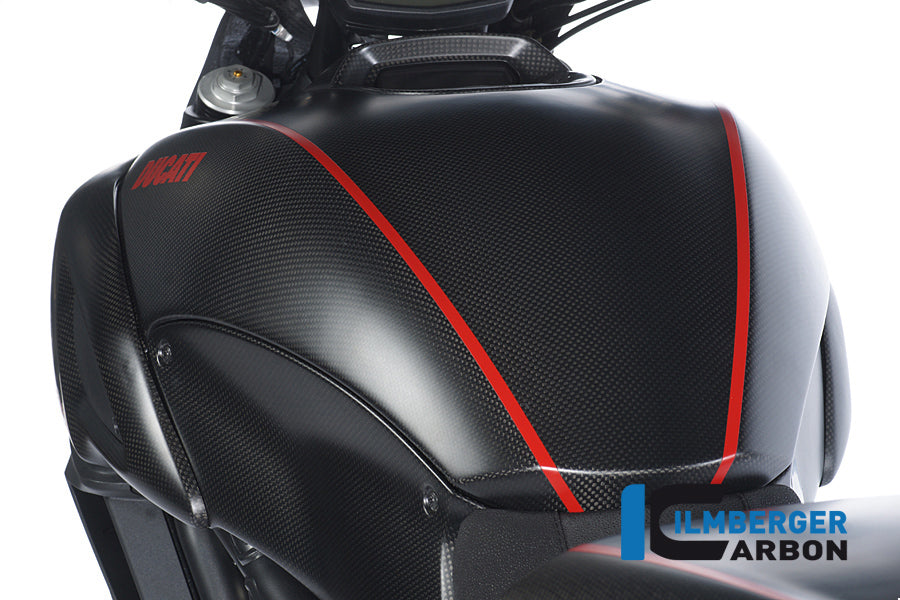 Ilmberger Carbon Tank Cover Carbon for the Ducati Diavel 2011 - 2014