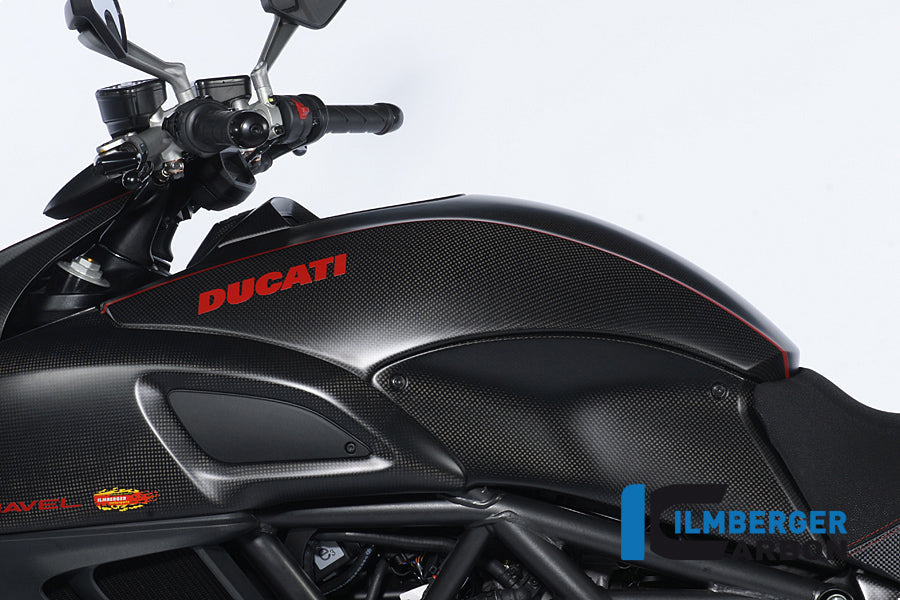Ilmberger Carbon Tank Cover Carbon for the Ducati Diavel 2011 - 2014