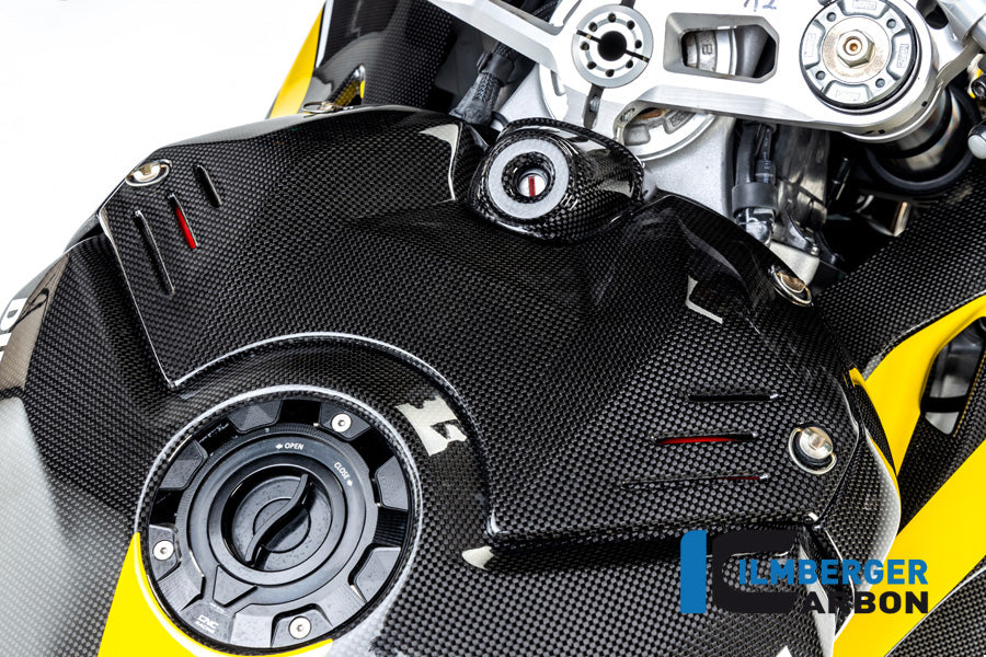 Ilmberger Carbon Upper Tank Cover Racing for the Ducati Panigale V4 / V4 S '20-22 / V4 R Racing '19-21