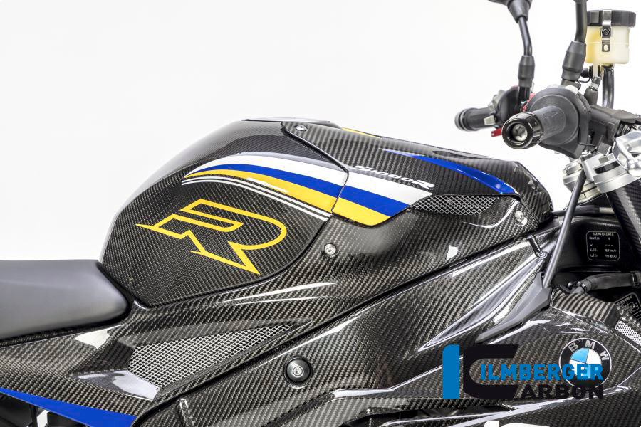 Ilmberger Carbon Upper Tank Cover, Carbon for the BMW S 1000 R '14-24 / S 1000 RR '15-18