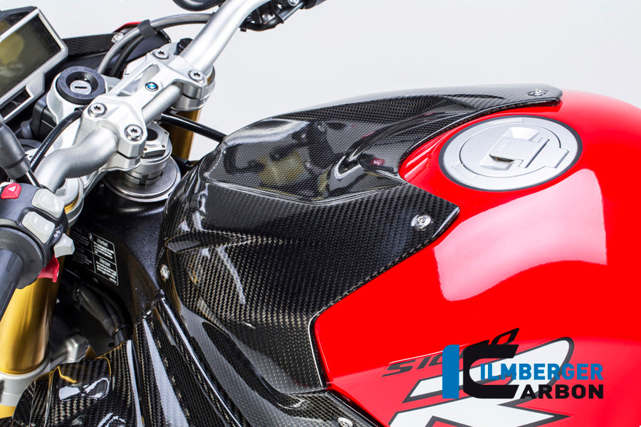 Ilmberger Carbon Upper Tank Cover, Carbon for the BMW S 1000 R '14-24 / S 1000 RR '15-18