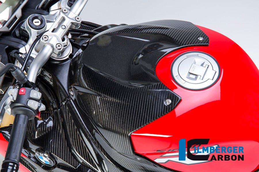 Ilmberger Carbon Upper Tank Cover, Carbon for the BMW S 1000 R '14-24 / S 1000 RR '15-18