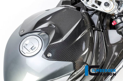 Ilmberger Carbon Upper Tank Cover, Carbon for the BMW S 1000 R '14-24 / S 1000 RR '15-18
