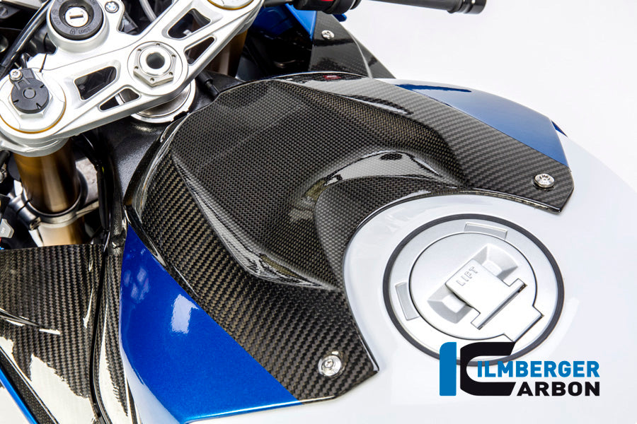 Ilmberger Carbon Upper Tank Cover, Carbon for the BMW S 1000 R '14-24 / S 1000 RR '15-18
