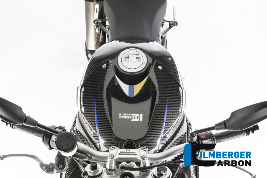 Ilmberger Carbon Upper Tank Cover, Carbon for the BMW S 1000 R '14-24 / S 1000 RR '15-18