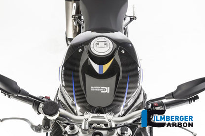 Ilmberger Carbon Upper Tank Cover, Carbon for the BMW S 1000 R '14-24 / S 1000 RR '15-18