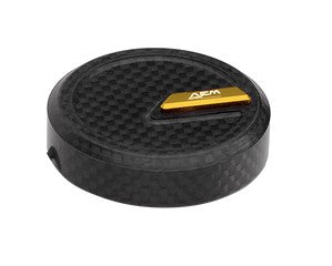 AEM FACTORY - Carbon Fiber Cap Upgrade for AEM Reservoirs (Titanium and Aluminum!)