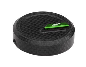 AEM FACTORY - Carbon Fiber Cap Upgrade for AEM Reservoirs (Titanium and Aluminum!)