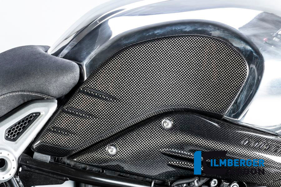 Ilmberger Carbon Tank Cover, Right Side Carbon for the BMW R Nine T / Scrambler '14-17, Racer 2017 / R Nine T Urban GS 2016
