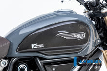 Ilmberger Carbon Tank Cover, Right Surface for the Ducati Scrambler 1100 '17