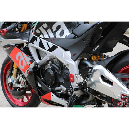 CNC Racing Frame sliders for 2015+ Aprilia RSV4 / Tuono V4 models - NO CUT