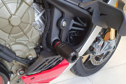 CNC Racing Machined Delrin Frame Slider Kit for the Ducati Streetfighter V4 / S