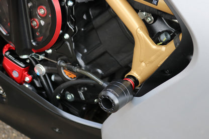 CNC Racing Machined Delrin Frame Slider Kit for the MV Agusta Superveloce 800
