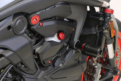 CNC Racing Machined Delrin Frame Slider Kit for the Ducati Monster 937