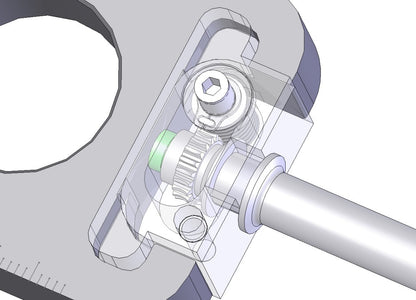 Gilles TCA Chain Adjuster for the Yamaha FZ1 / Fazer (2006-2015)  YZF-R1 (2004-2016)  YZR-R1M  and YZF-R1S