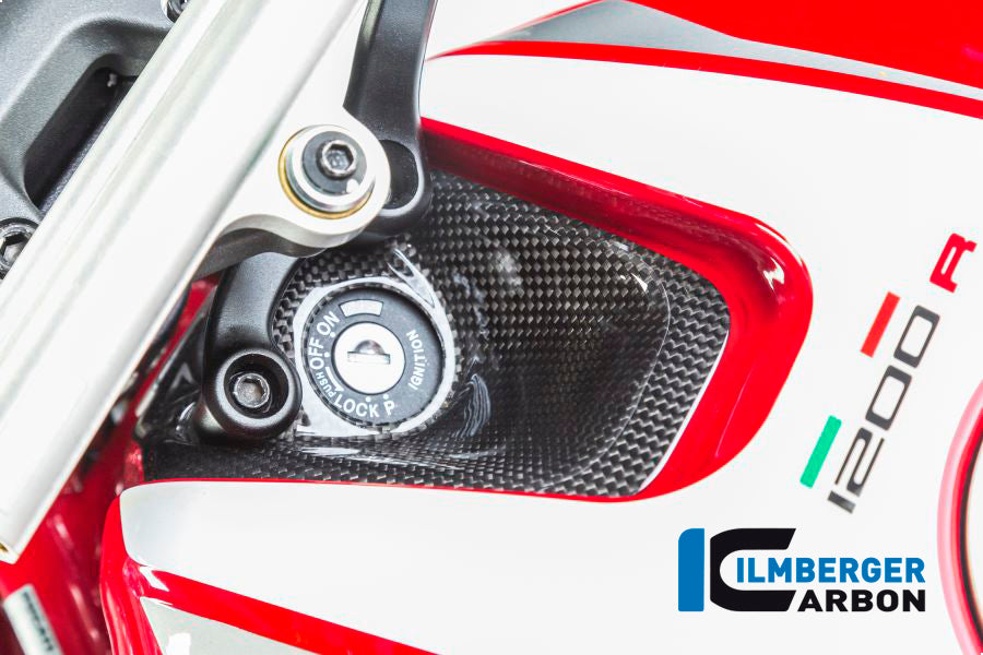 Ilmberger Carbon Ignition Switch Cover for the Ducati Monster 1200R '16 / Monster 821 '14-17