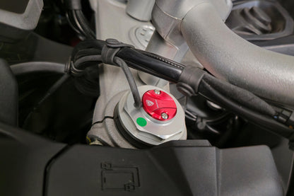 CNC Racing Fork Leg Plug Cap for the Ducati Multistrada V4 S / Rally and V2 S (2025+)