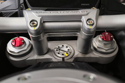 CNC Racing Fork Leg Plug Cap for the Ducati Multistrada V4 S / Rally and V2 S (2025+)