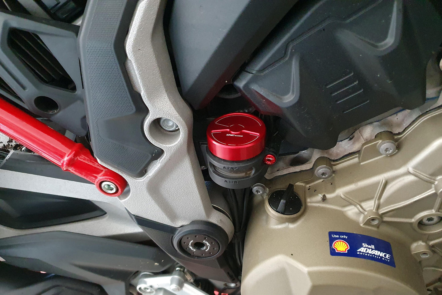 CNC Racing Rear Brake Reservoir Tank Mount Screw for Ducati Multistrada V4 / S / Sport