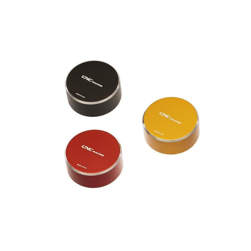 CNC Racing 'Bi-Color' Billet Clutch/Rear Brake Reservoir Cap for Honda, Kawasaki, Suzuki, Triumph and Yamaha