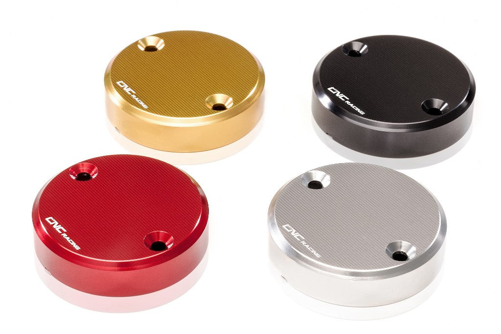 CNC Racing 'Streaks' Front or Rear Brake Reservoir Cap for Aprilia Ducati MV and KTM
