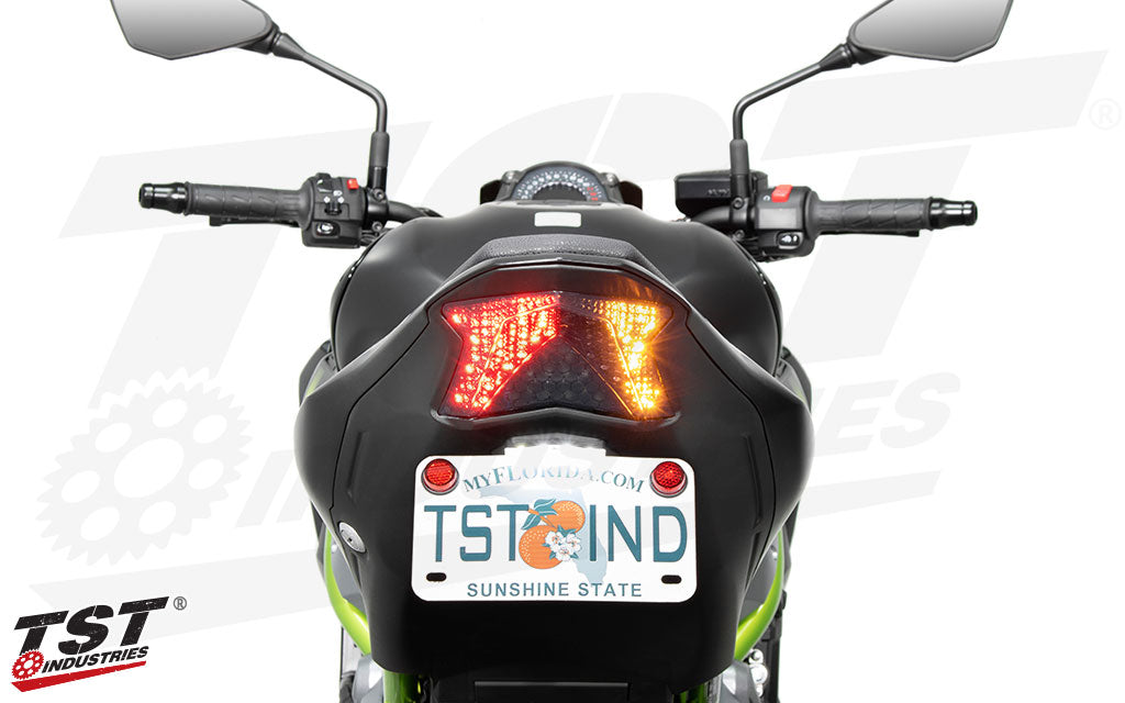 TST Industries Integrated Taillight for Kawasaki Z H2 (2020+), Z650/ Ninja 650 (2017+) and Z900 (17-24)