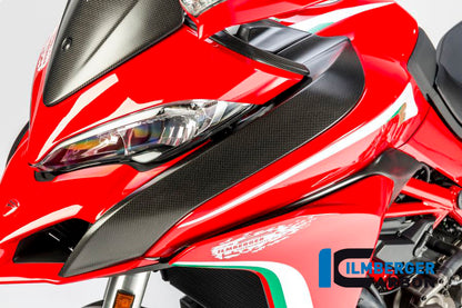 Ilmberger Carbon Tank Cover, Left Side / Airchannel Cover for the Ducati Multistrada 1200 DVT '15 / Enduro '16