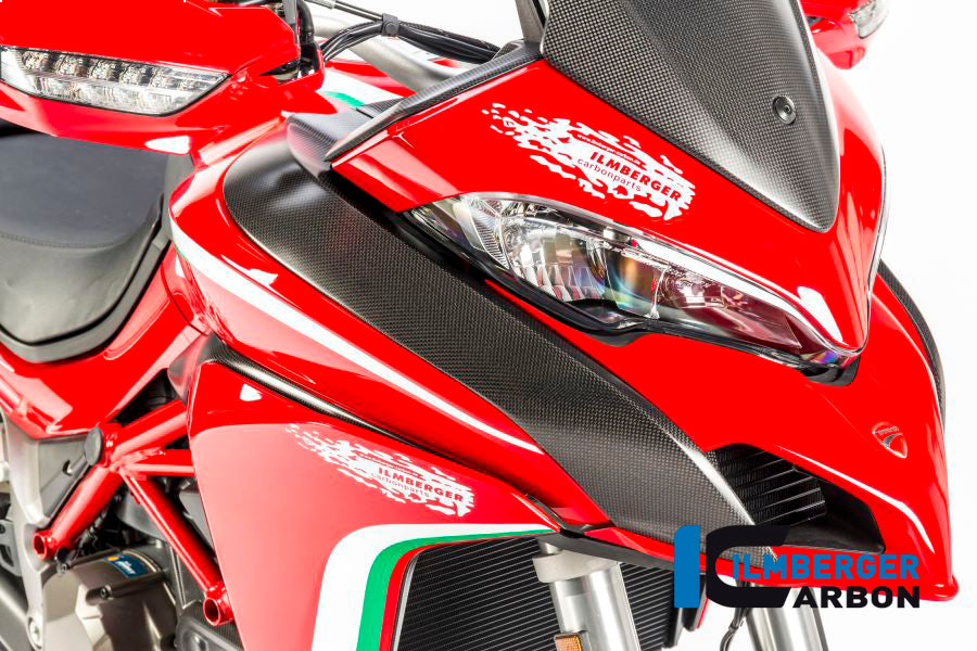 Ilmberger Carbon Tank Cover, Right Side / Airchannel Cover for the Ducati Multistrada 1200 DVT '15 / Enduro '16