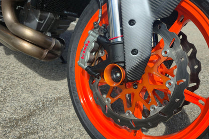 CNC Racing Front Axle RACING Slider Kit for the Ducati's with Large Diameter Front axle (30mm) and KTM