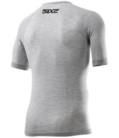 SIX2 Merino Wool Short-sleeve Shirt