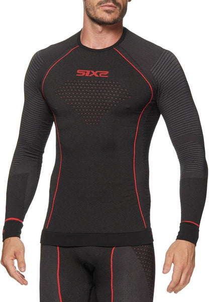 SIX2 Thermal Long-sleeve Round Neck Shirt