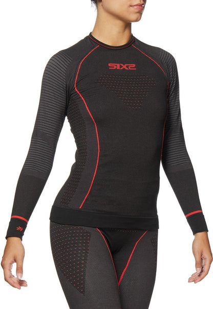 SIX2 Thermal Long-sleeve Round Neck Shirt