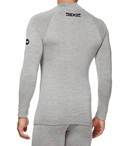 SIX2 Lightweight Merino Wool Long-sleeve Shirt