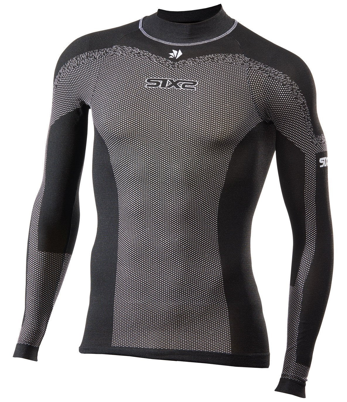 SIX2 Lightweight Long-sleeve Mock Neck Jersey