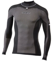 SIX2 Lightweight Long-sleeve Mock Neck Jersey