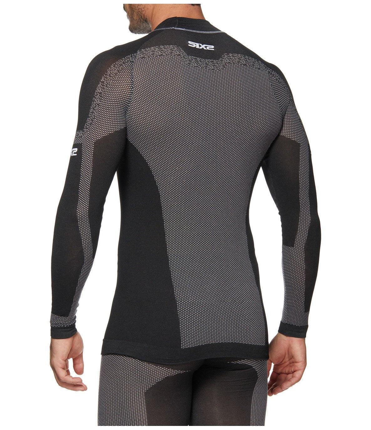 SIX2 Lightweight Long-sleeve Mock Neck Jersey