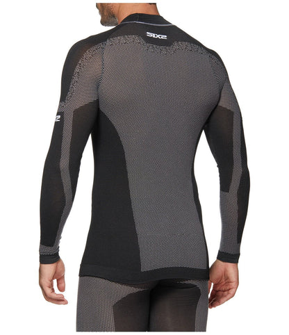 SIX2 Lightweight Long-sleeve Mock Neck Jersey