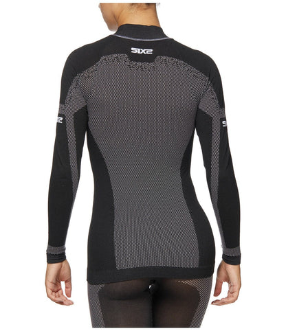 SIX2 Lightweight Long-sleeve Mock Neck Jersey