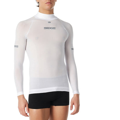 SIX2 Lightweight Long-sleeve Mock Neck Jersey