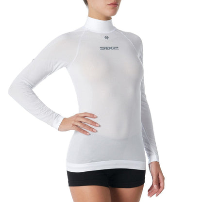 SIX2 Lightweight Long-sleeve Mock Neck Jersey