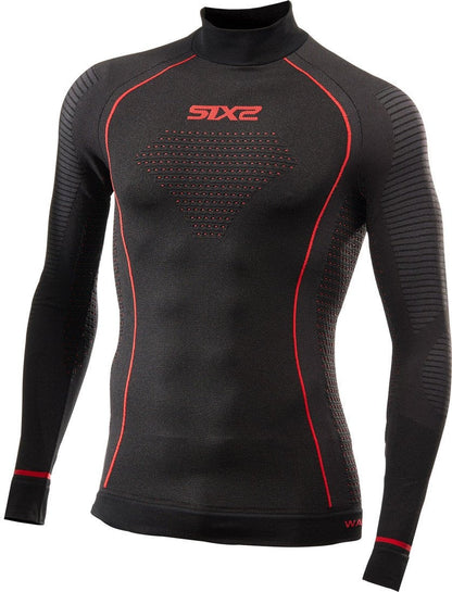 SIX2 Thermal Long-sleeve Mock Neck Shirt