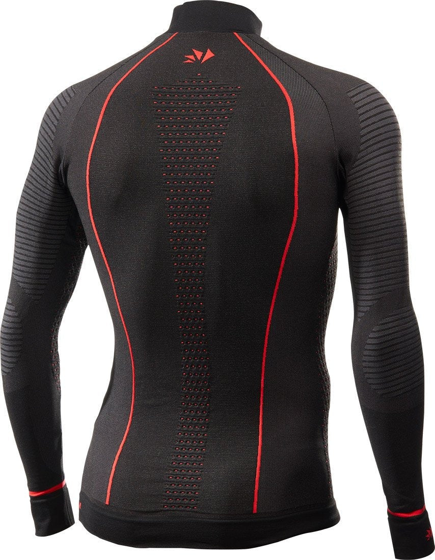 SIX2 Thermal Long-sleeve Mock Neck Shirt