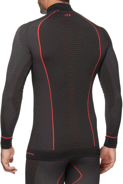 SIX2 Thermal Long-sleeve Mock Neck Shirt