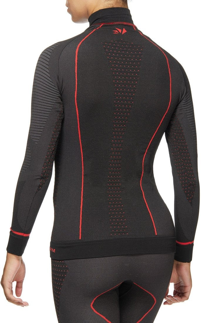 SIX2 Thermal Long-sleeve Mock Neck Shirt