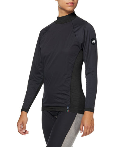 SIX2 Meriono Wool Windproof Long-sleeve Shirt