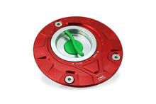 CNC Racing TRICOLORE 'GEAR' Aluminum Gas Cap for Older Ducati's  MV's and Yamaha Models