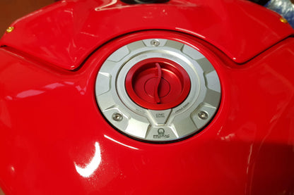 CNC Racing PRAMAC RACING LIMITED EDITION Quick Release Gas Cap for newer Ducati's  MV's and Aprilia's