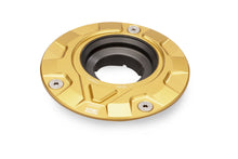 CNC Racing 'GEAR' Aluminum Gas Cap Flange for MV 3 cylinder Models, Aprilia, Moto Guzzi, and Triumph