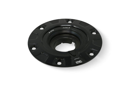 CNC Racing 'GEAR' Aluminum Gas Cap Flange for Ducati and KTM
