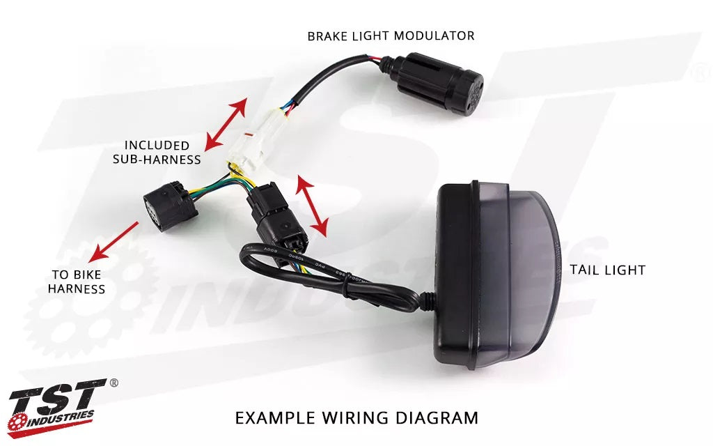 TST Industries Brake Light Modulator for Select Yamaha OEM Tail Lights